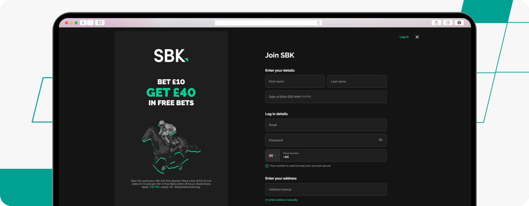 SBK Welcome offer